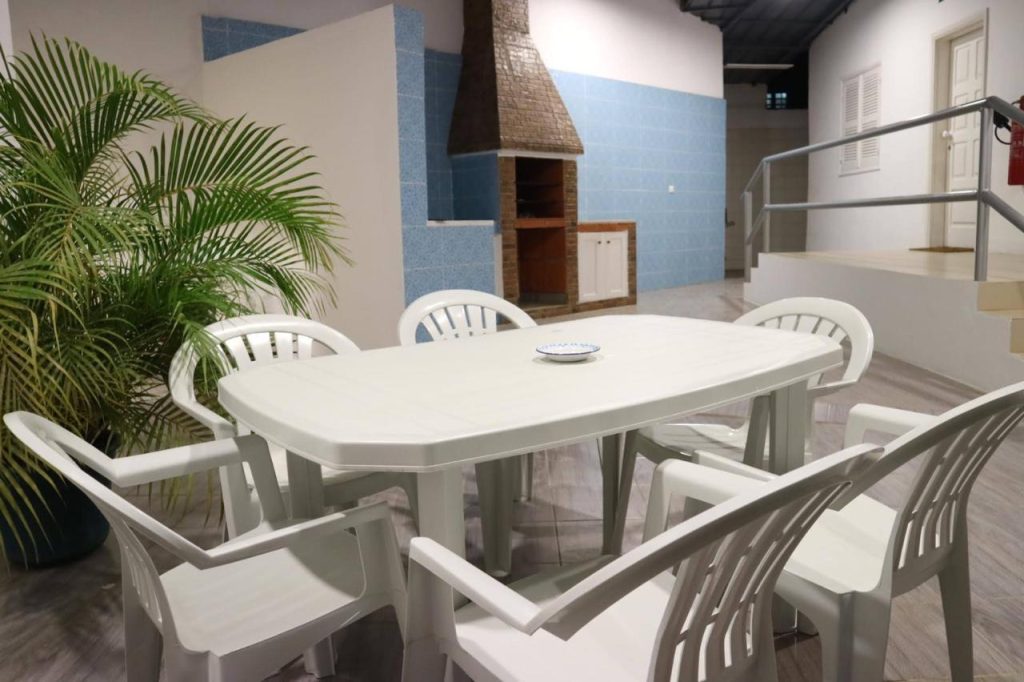 Área de lazer da Ramos Guest House